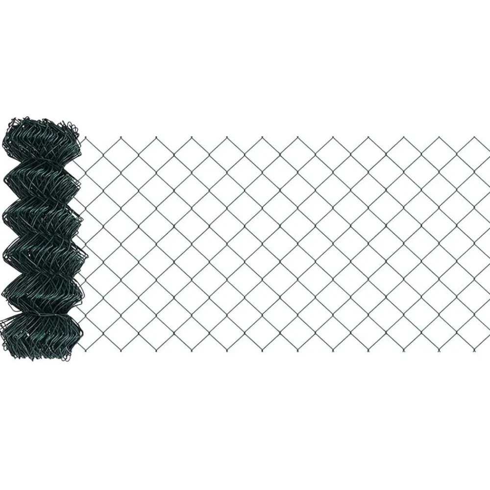 vidaXL Clôture en treillis métallique 10 x 0,4 m Acier