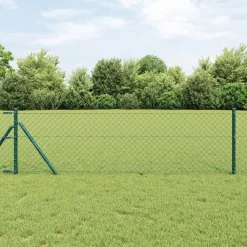 vidaXL Clôture en treillis métallique 10 x 0,4 m Acier