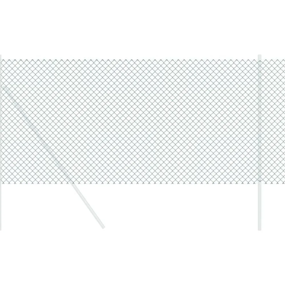vidaXL Clôture en treillis métallique 10 x 0,4 m Acier