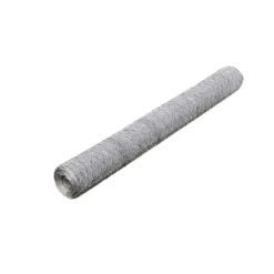 Clôtures & Barrières-vidaXL Clôture en treillis Acier galvanisé Hexagonal 1x25 m é Argent