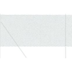 vidaXL Clôture en treillis métallique 10 x 0,6 m Acier