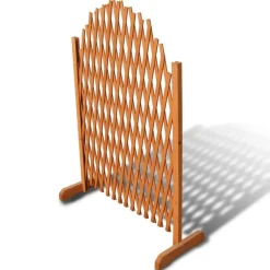 vidaXL Clôture en treillis bois solide 180x100 cm