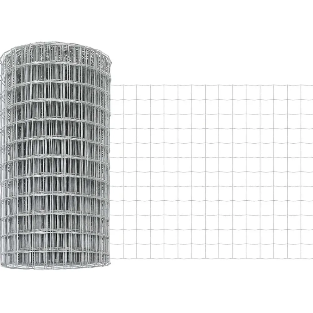 vidaXL Clôture Euro 0,4 x 10 m Fer revêtu de PVC