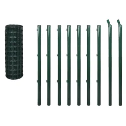 Clôtures & Barrières-vidaXL Clôture Euro Acier 10 x 1,2 m Vert