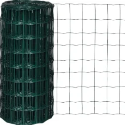 Clôtures & Barrières-vidaXL Clôture euro Acier 10 x 0,8 m Vert