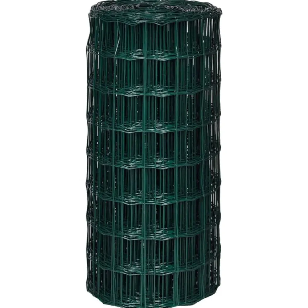 Clôtures & Barrières-vidaXL Clôture euro Acier 10 x 0,8 m Vert
