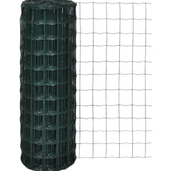 Clôtures & Barrières-vidaXL Clôture euro Acier 10 x 0,8 m Vert