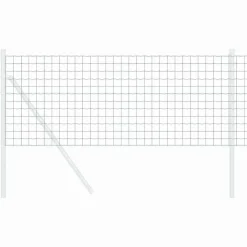 Clôtures & Barrières-vidaXL Clôture Euro 0,4 x 10 m Fer revêtu de PVC Vert