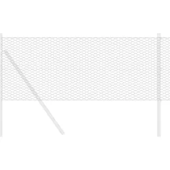 vidaXL Clôture hexagonale 0,4 x 10 m PVC