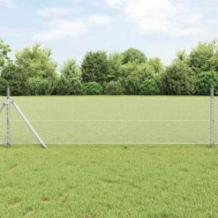 Clôtures & Barrières-vidaXL Clôture hexagonale Argenté 0,6 x 10 m Acier galvanisé