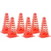 vidaXL Cônes de football 6 pcs empilables orange 13x13x22,5 cm