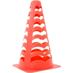 vidaXL Cônes de football 6 pcs empilables orange 13x13x22,5 cm