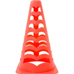 vidaXL Cônes de football 6 pcs empilables orange 13x13x22,5 cm