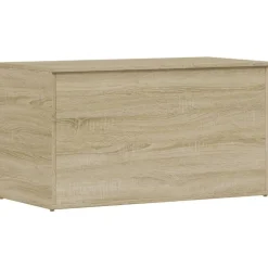 Armoires & Meubles De Rangement-vidaXL Coffre de rangement Chêne sonoma 84x42x46 cm Bois d'ingénierie Chêne sonoma