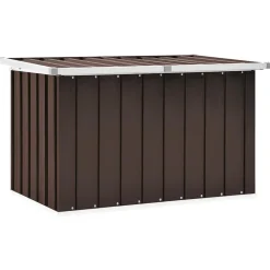 Mobilier De Jardin-vidaXL Coffre de rangement de jardin 109x67x65 cm Marron