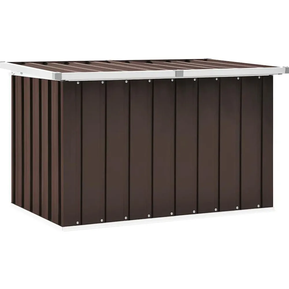 Mobilier De Jardin-vidaXL Coffre de rangement de jardin 109x67x65 cm Marron
