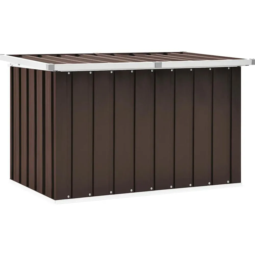 Mobilier De Jardin-vidaXL Coffre de rangement de jardin 109x67x65 cm Marron