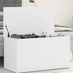 vidaXL Coffre de rangement 84x42x46 cm Bois d'ingénierie