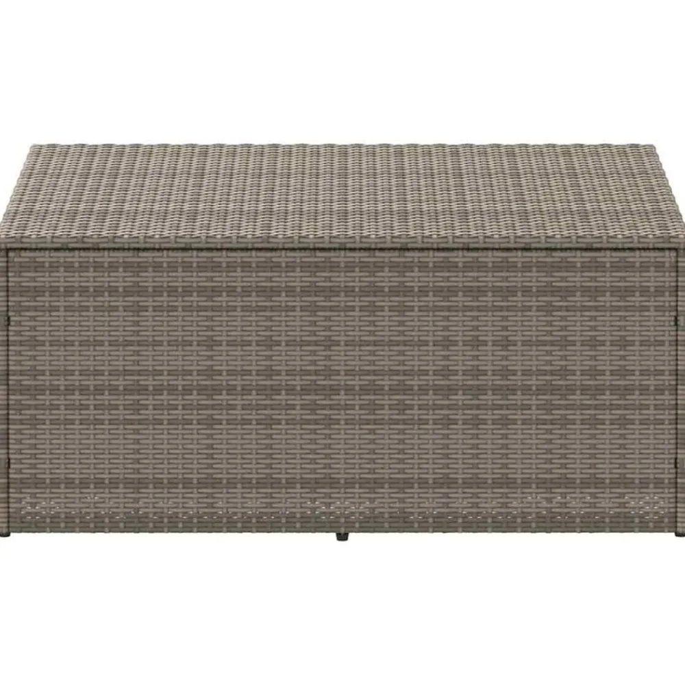 vidaXL Coffre de rangement de jardin 110 x 50 x 58 cm Résine tressée