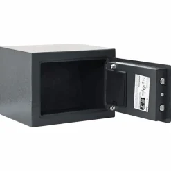 Sécurité À Domicile & Au Bureau-vidaXL Coffre-fort numérique Gris foncé 23 x 17 x 17 cm Acier