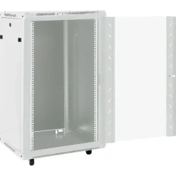 Appareils Électroniques-vidaXL Coffret de réseau à pieds pivotants 18U 19" IP20 60x60x100 cm Gris