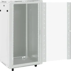 Appareils Électroniques-vidaXL Coffret de réseau à pieds pivotants 22U 19" IP20 60x60x120 cm Gris