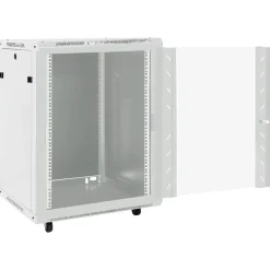 vidaXL Coffret de réseau avec pieds pivotants 15U 19" IP20 60x45x86 cm
