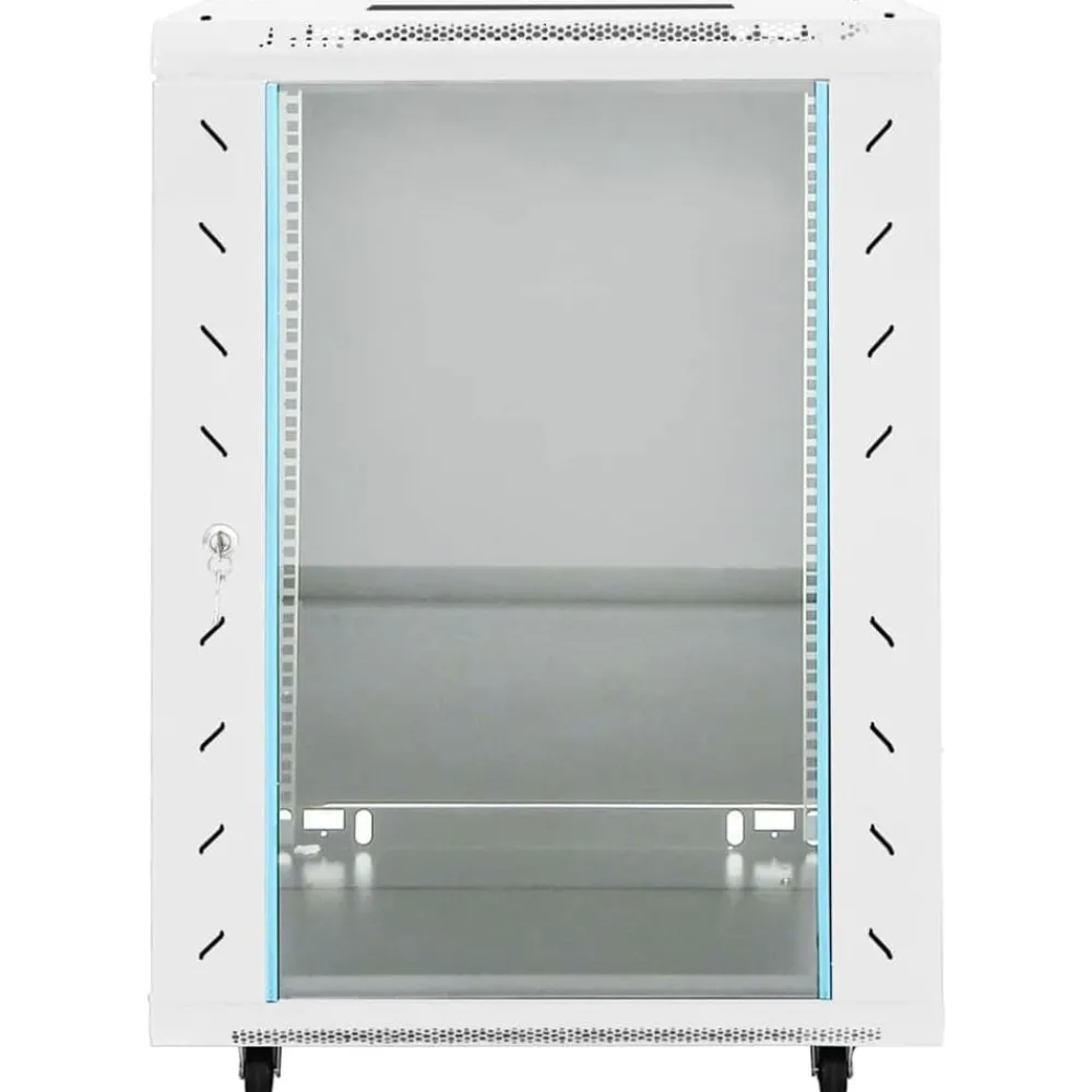 vidaXL Coffret de réseau avec pieds pivotants 15U 19" IP20 60x45x86 cm