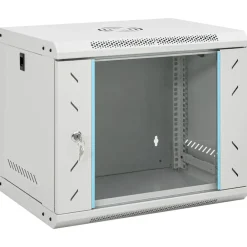 vidaXL Coffret de réseau mural 9U 19" IP20 53x40x45 cm