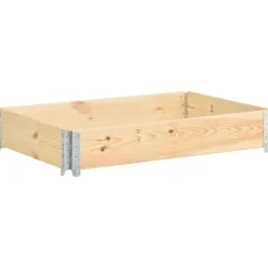 Manutention De Matériaux-vidaXL Collier de palette 80x120 cm Bois de pin solide Marron