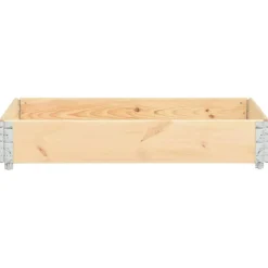 Manutention De Matériaux-vidaXL Collier de palette 80x120 cm Bois de pin solide Marron