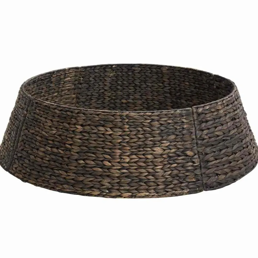 vidaXL Collier de sapin de Noël 105 x 105 x 28 cm Jacinthe d'eau
