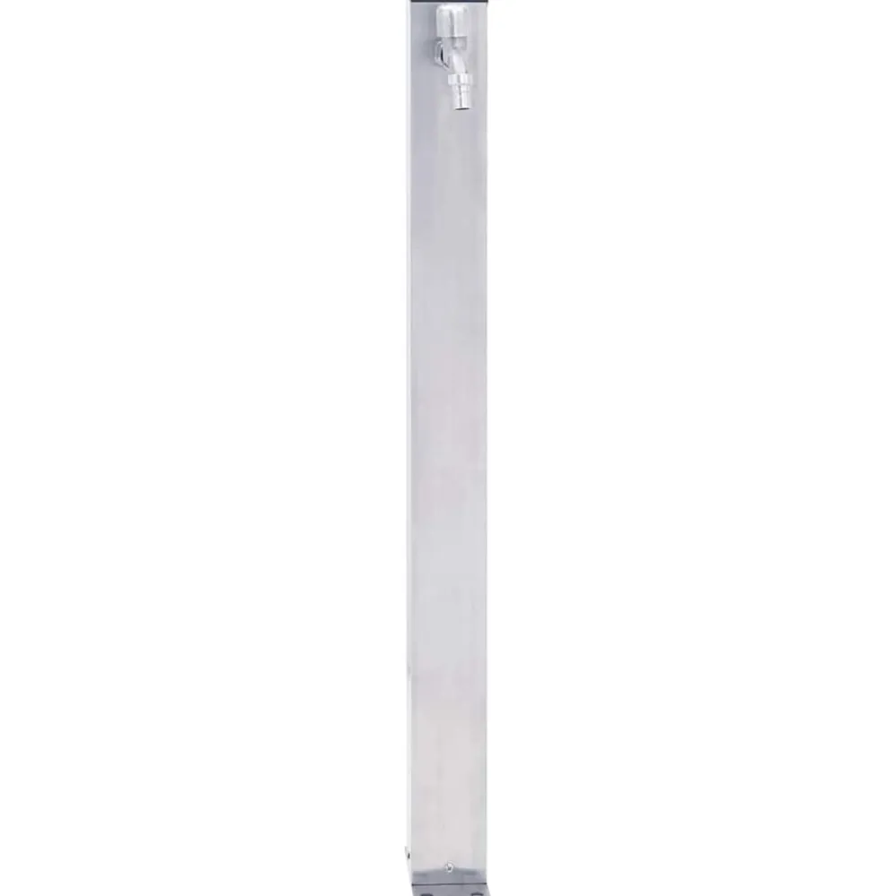 vidaXL Colonne à eau de jardin 40 cm acier inoxydable carré