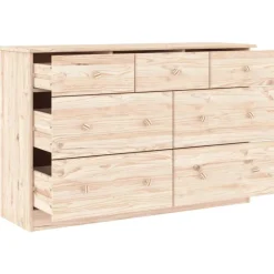 Armoires & Meubles De Rangement-vidaXL Commode ALTA 112x35x73 cm bois massif de pin Naturel