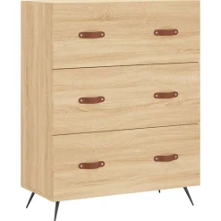 Armoires & Meubles De Rangement-vidaXL Commode chêne sonoma 69,5 x 34 x 90 cm bois d'ingénierie Chêne sonoma