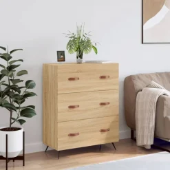Armoires & Meubles De Rangement-vidaXL Commode chêne sonoma 69,5 x 34 x 90 cm bois d'ingénierie Ch&ecirc;ne sonoma