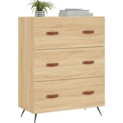 Armoires & Meubles De Rangement-vidaXL Commode chêne sonoma 69,5 x 34 x 90 cm bois d'ingénierie Ch&ecirc;ne sonoma