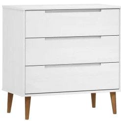 vidaXL Commode MOLDE 80x40x80 cm Bois de pin massif