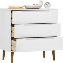 vidaXL Commode MOLDE 80x40x80 cm Bois de pin massif