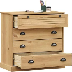 Armoires & Meubles De Rangement-vidaXL Commode VIGO 80x40x76 cm bois massif de pin Marron