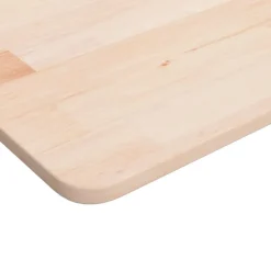 vidaXL Comptoir de salle de bain 80x40x1,5 cm Bois massif non traité