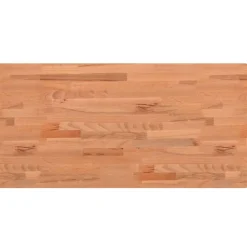vidaXL Comptoir de salle de bain 80x40x1,5 cm bois massif de hêtre