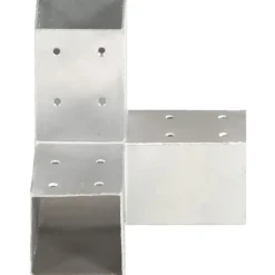 Clôtures & Barrières-vidaXL Connecteur de poteau Forme en Y Métal galvanisé 71x71 mm