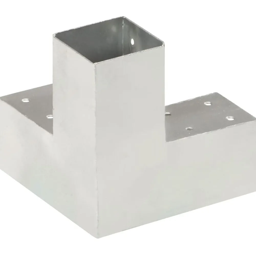 Clôtures & Barrières-vidaXL Connecteur de poteau Forme en Y Métal galvanisé 71x71 mm