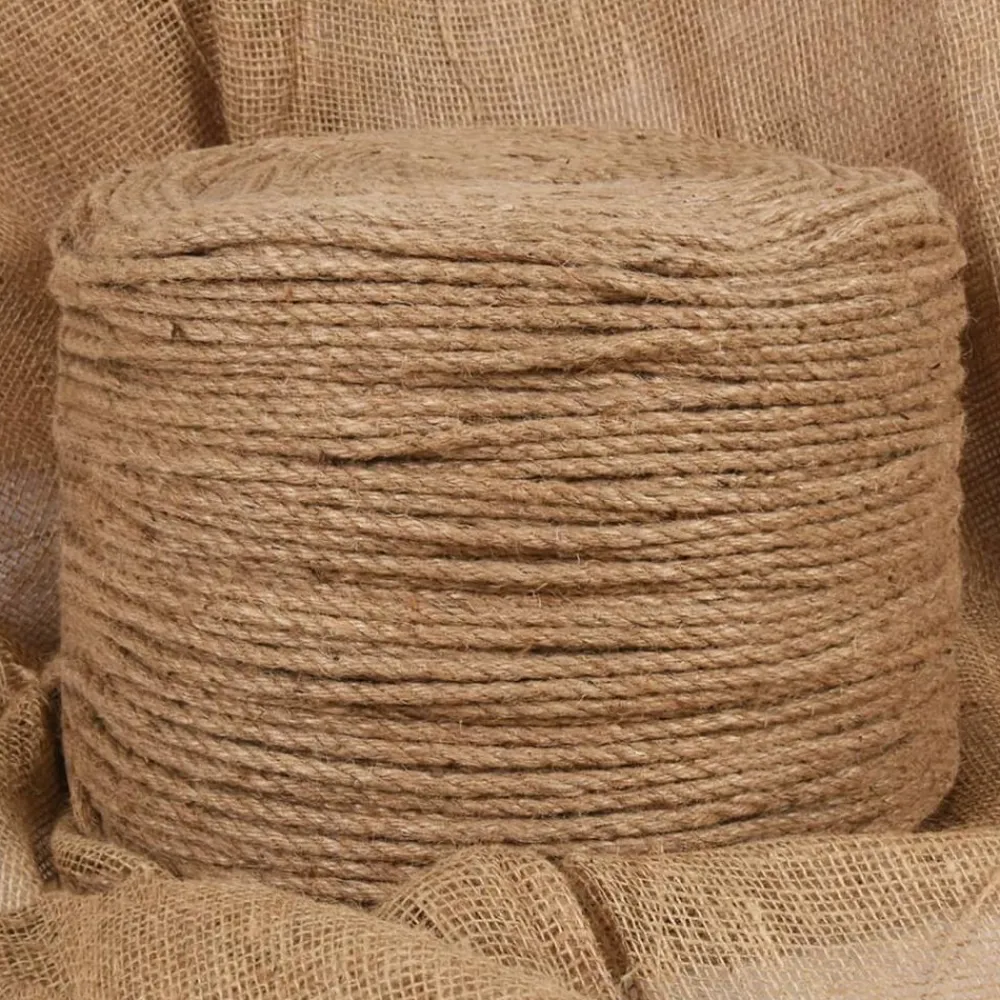 vidaXL Corde 100 % jute 6 mm 500 m