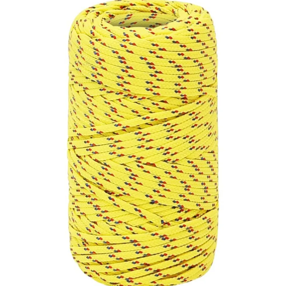 Accessoires De Quincaillerie-vidaXL Corde de bateau 2 mm 25 m Polypropylène Jaune
