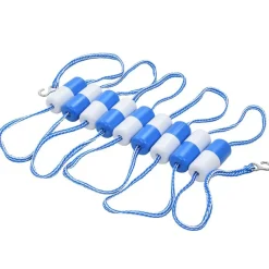 vidaXL Corde de sécurité de séparation de piscine 6 m Plastique