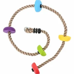 Jeux De Plein Air-vidaXL Corde d'escalade Multicolore 10,5 x 10,5 x 201 cm Polyester