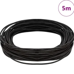 vidaXL Corde en Cuir Ø1 mm x 5 m Cuir