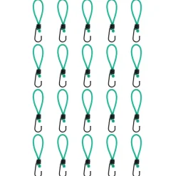 Pièces Détachées Pour Véhicules-vidaXL Cordes élastiques avec crochets 20 pcs 15 cm Vert